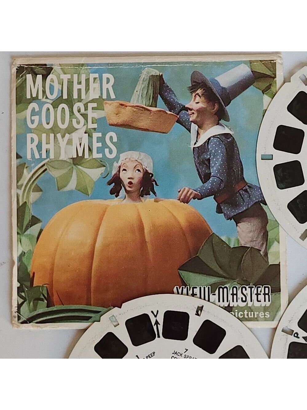 VINTAGE MOTHER GOOSE RHYMES View Master Reel Set